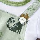 Zoo Animal Print Baby Romper