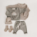 2-Piece Cotton Baby Sweatshirt & Trousers Set