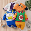 Anime Print Cotton Baby Long-Sleeve Romper