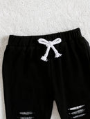 Plaid Hooded Toddler Boys’ Set