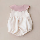 Embroidered Cotton Baby Girl Summer Romper