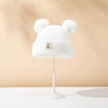 Double Pom-Pom Knitted Baby Hat
