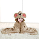 Hooded Coral Fleece Baby Bath Towel