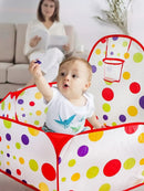 Kids’ Ball Pit Play Tent with Basketball Hoop