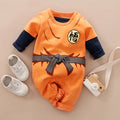 Anime Print Cotton Baby Long-Sleeve Romper