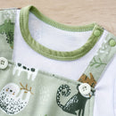 Zoo Animal Print Baby Romper