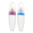 120ml Silicone Baby Squeeze Feeder with Spoon