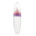 120ml Silicone Baby Squeeze Feeder with Spoon