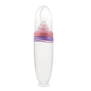 120ml Silicone Baby Squeeze Feeder with Spoon
