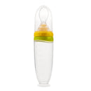 120ml Silicone Baby Squeeze Feeder with Spoon