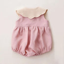 Embroidered Cotton Baby Girl Summer Romper