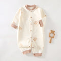 Cotton Long-Sleeve Baby Romper