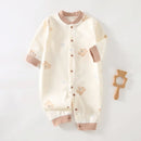 Cotton Long-Sleeve Baby Romper