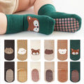 6-Pack Kids’ Non-Slip Cartoon Socks